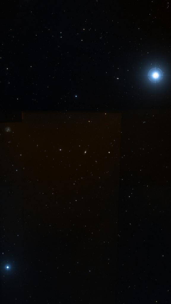 Le ciel autour de NGC 4914, cadré au champ de Seestar S30 Pro