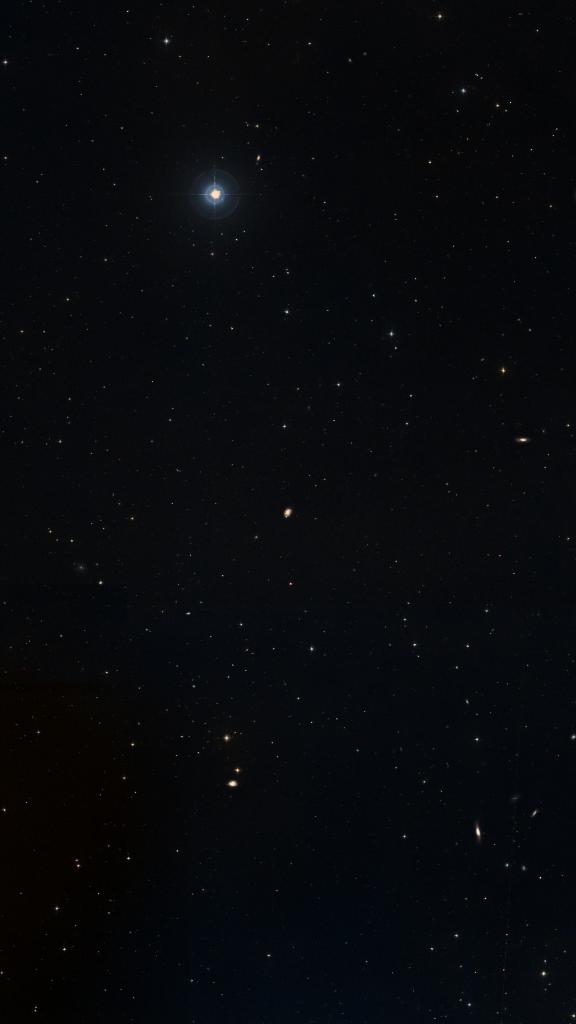 Le ciel autour de NGC 4981, cadré au champ de Seestar S30 Pro