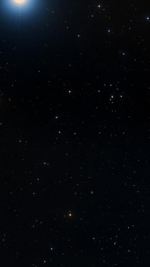 Le ciel autour de NGC 5105, cadré au champ de Seestar S30 Pro