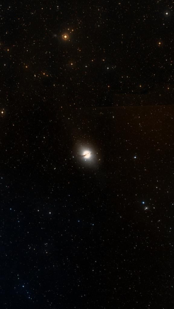 Le ciel autour de NGC 5128, cadré au champ de Seestar S30 Pro