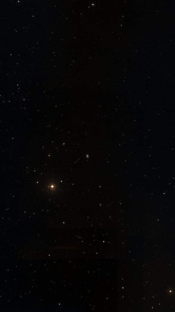 Le ciel autour de NGC 5334, cadré au champ de Seestar S30 Pro