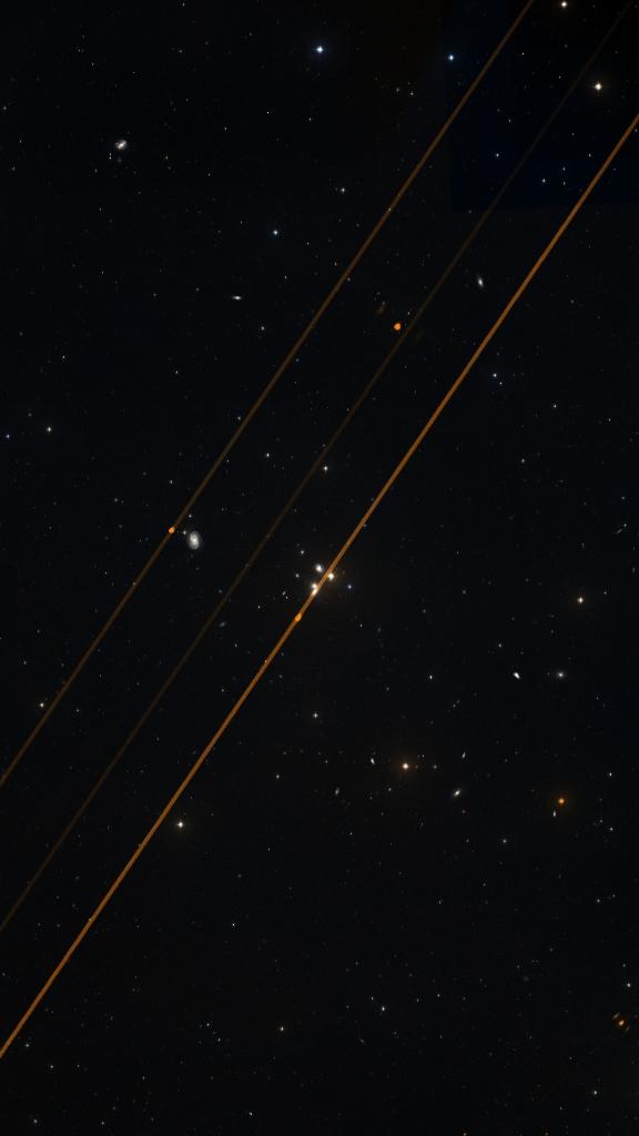 Le ciel autour de NGC 5350, cadré au champ de Seestar S30 Pro