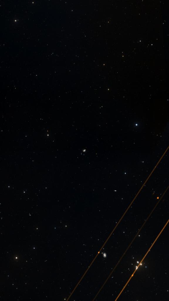 Le ciel autour de NGC 5383, cadré au champ de Seestar S30 Pro