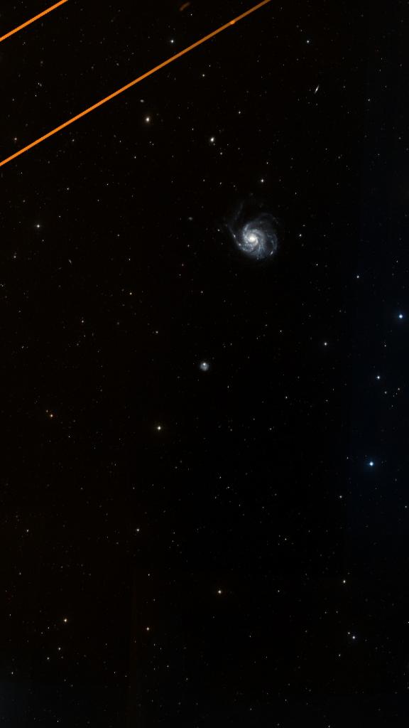 Le ciel autour de NGC 5474, cadré au champ de Seestar S30 Pro