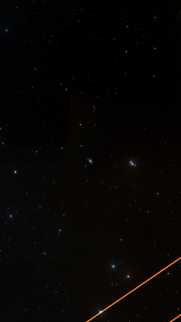 Le ciel autour de NGC 5585, cadré au champ de Seestar S30 Pro