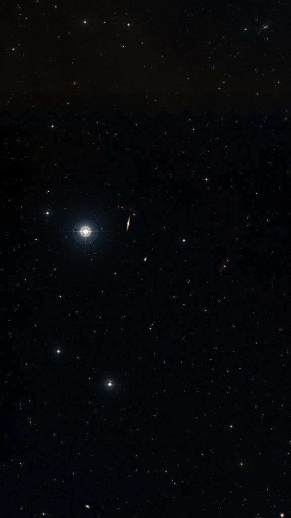 Le ciel autour de NGC 5740, cadré au champ de Seestar S30 Pro