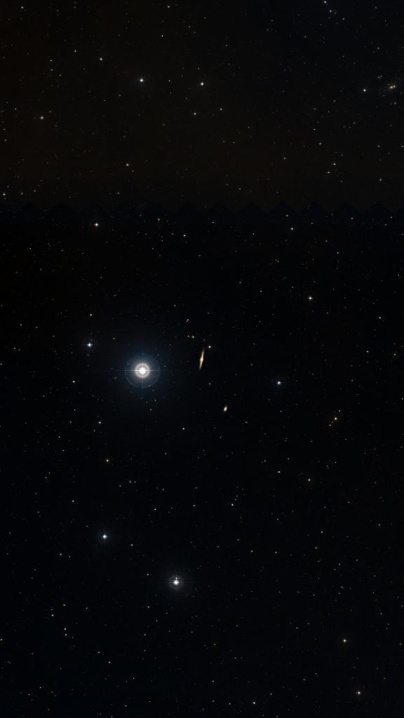 Le ciel autour de NGC 5746, cadré au champ de Seestar S30 Pro