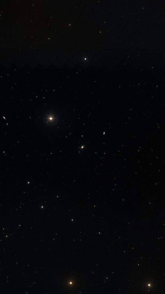 Le ciel autour de NGC 5813, cadré au champ de Seestar S30 Pro