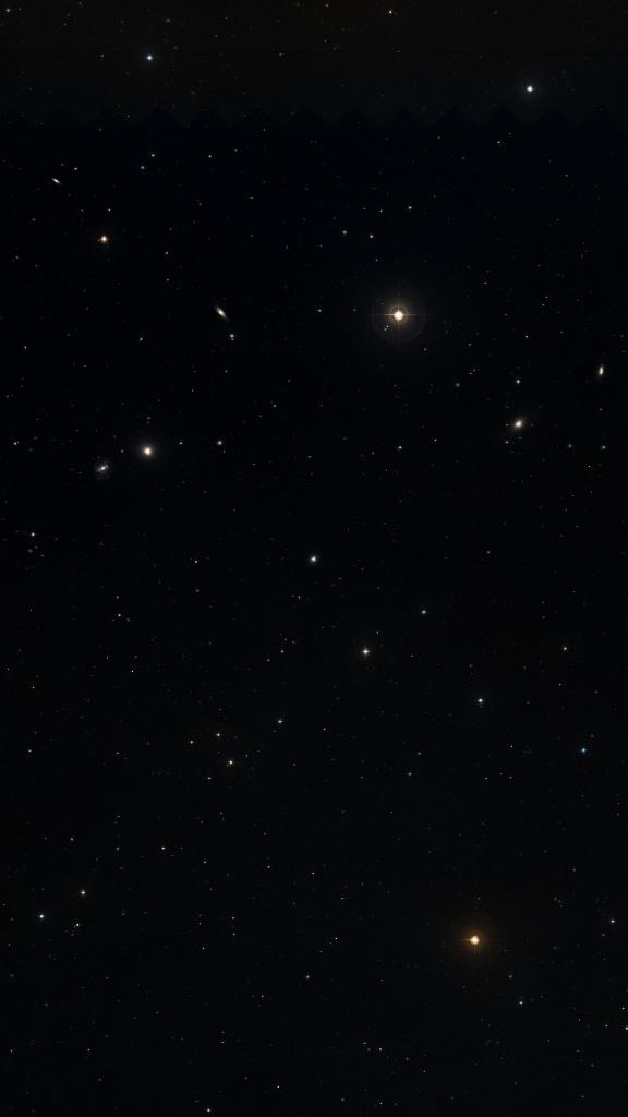 Le ciel autour de NGC 5831, cadré au champ de Seestar S30 Pro