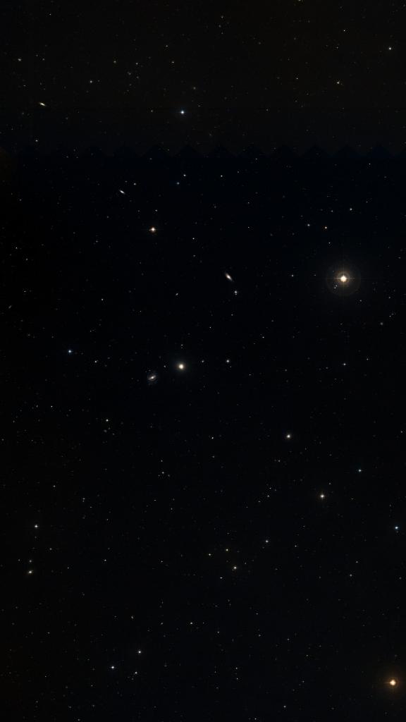 Le ciel autour de NGC 5845, cadré au champ de Seestar S30 Pro