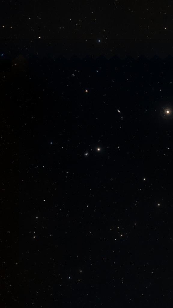 Le ciel autour de NGC 5850, cadré au champ de Seestar S30 Pro