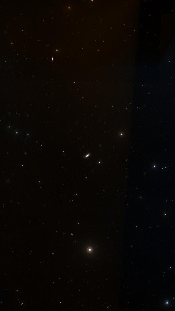 Le ciel autour de NGC 5866, cadré au champ de Seestar S30 Pro