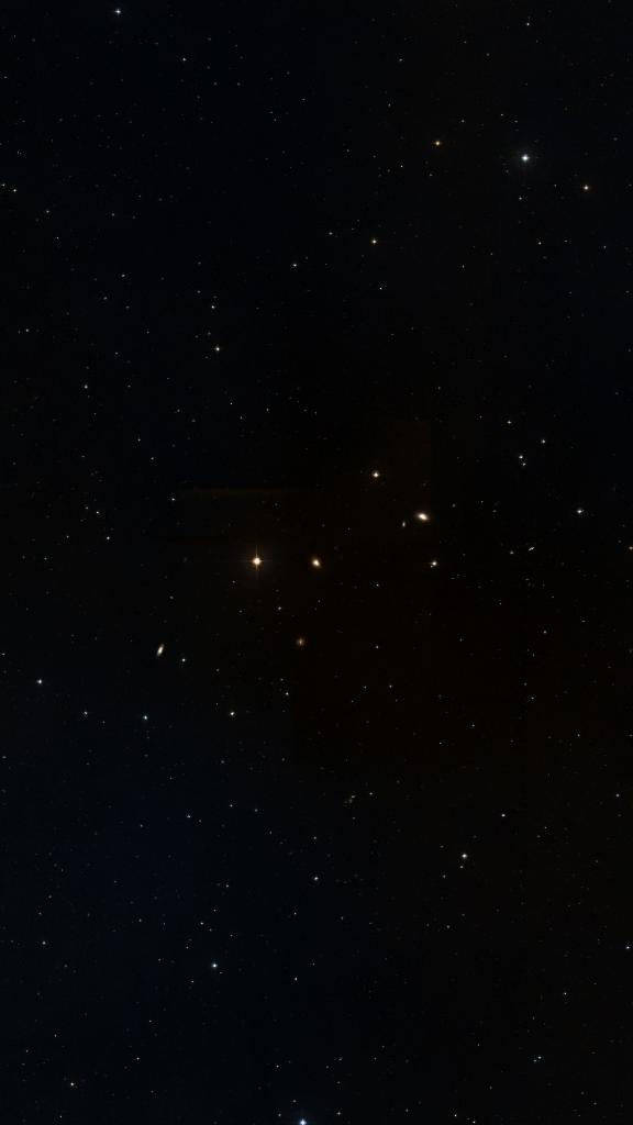 Le ciel autour de NGC 596, cadré au champ de Seestar S30 Pro