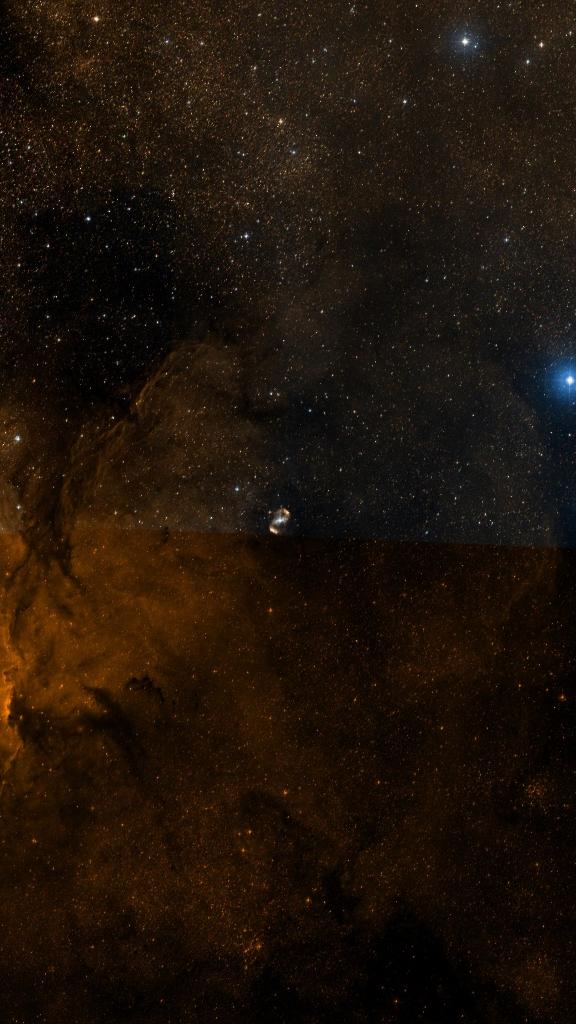 Le ciel autour de NGC 6164, cadré au champ de Seestar S30 Pro