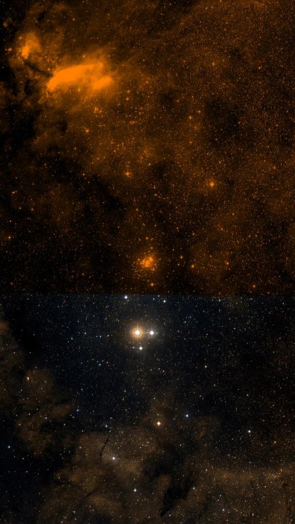 Le ciel autour de NGC 6231, cadré au champ de Seestar S30 Pro