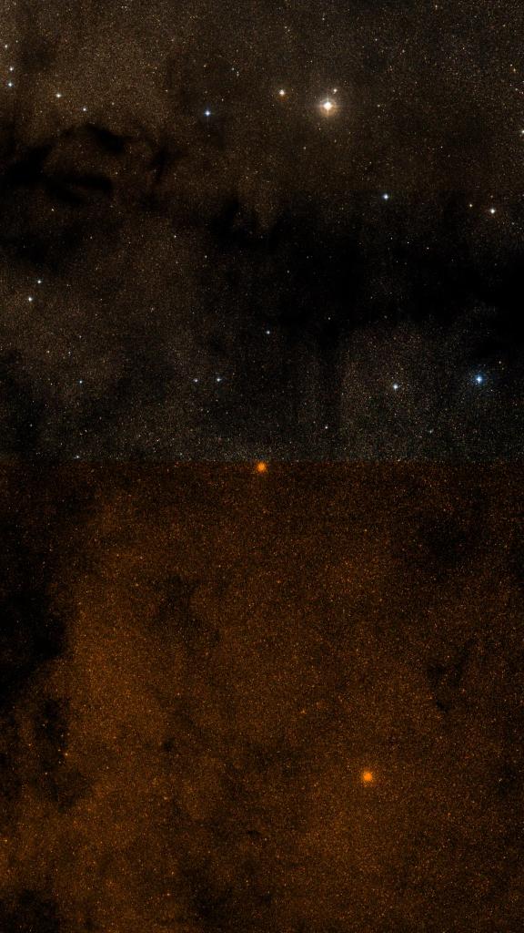 Le ciel autour de NGC 6316, cadré au champ de Seestar S30 Pro