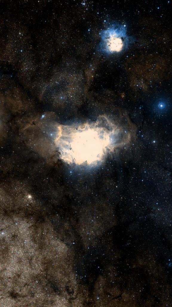 Le ciel autour de NGC 6526, cadré au champ de Seestar S30 Pro