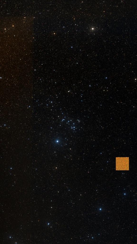 Le ciel autour de NGC 6633, cadré au champ de Seestar S30 Pro