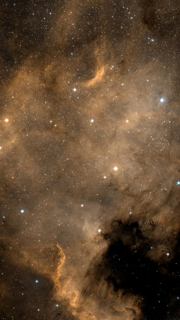 NGC 7000 cadré au champ du Seestar S30