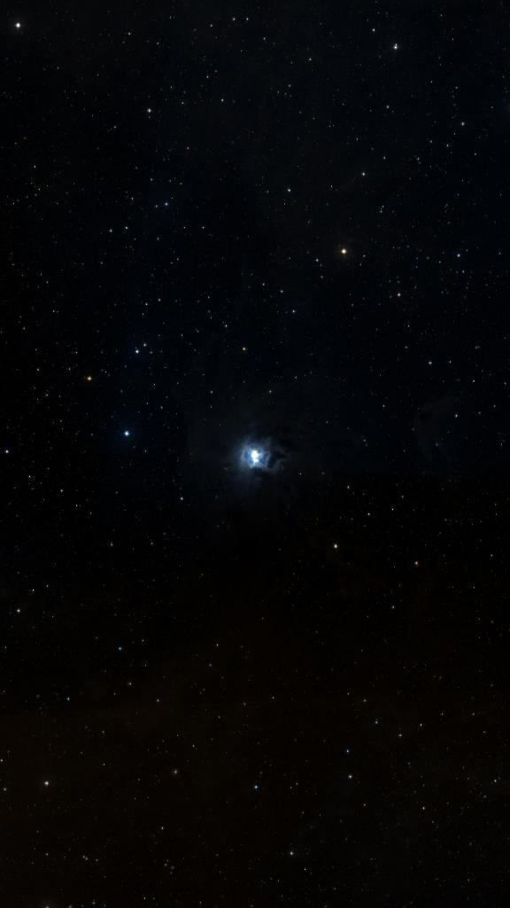 Le ciel autour de NGC 7023, cadré au champ de Seestar S30 Pro
