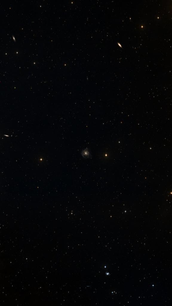 Le ciel autour de NGC 7424, cadré au champ de Seestar S30 Pro