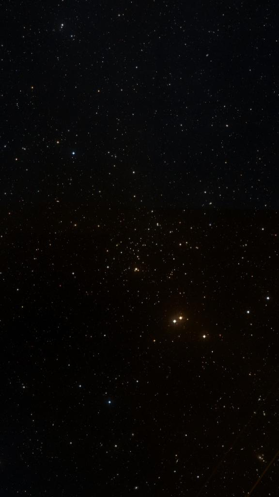 Le ciel autour de NGC 752, cadré au champ de Seestar S30 Pro