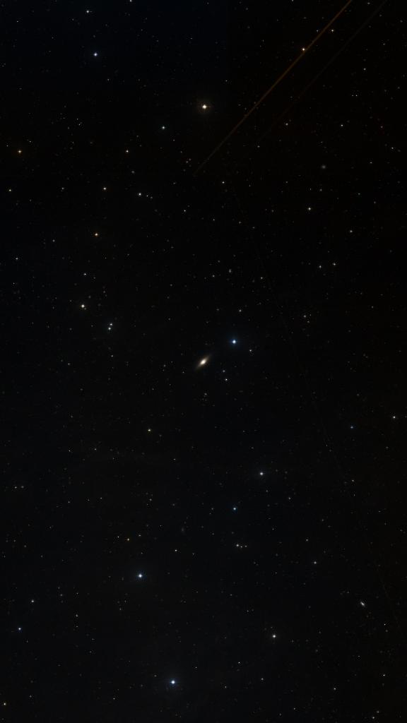 Le ciel autour de NGC 7814, cadré au champ de Seestar S30 Pro