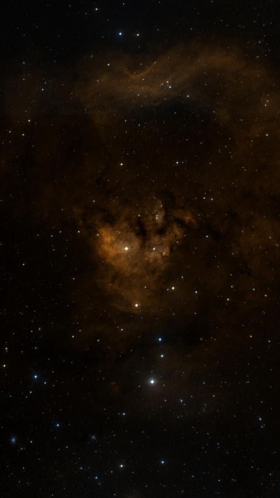 Le ciel autour de NGC 7822, cadré au champ de Seestar S30 Pro