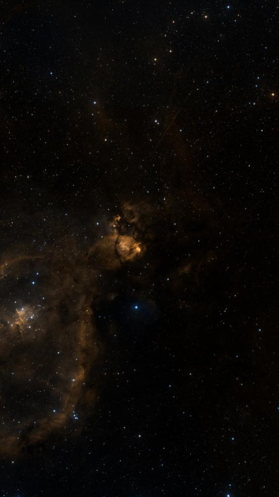 Le ciel autour de NGC 896, cadré au champ de Seestar S30 Pro