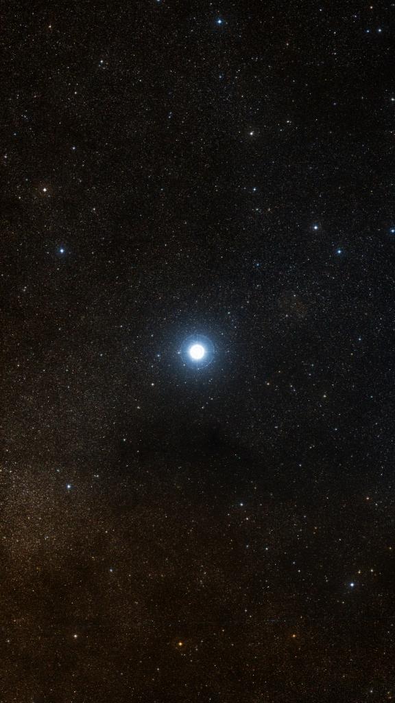 Le ciel autour de Okab, cadré au champ de Seestar S30 Pro