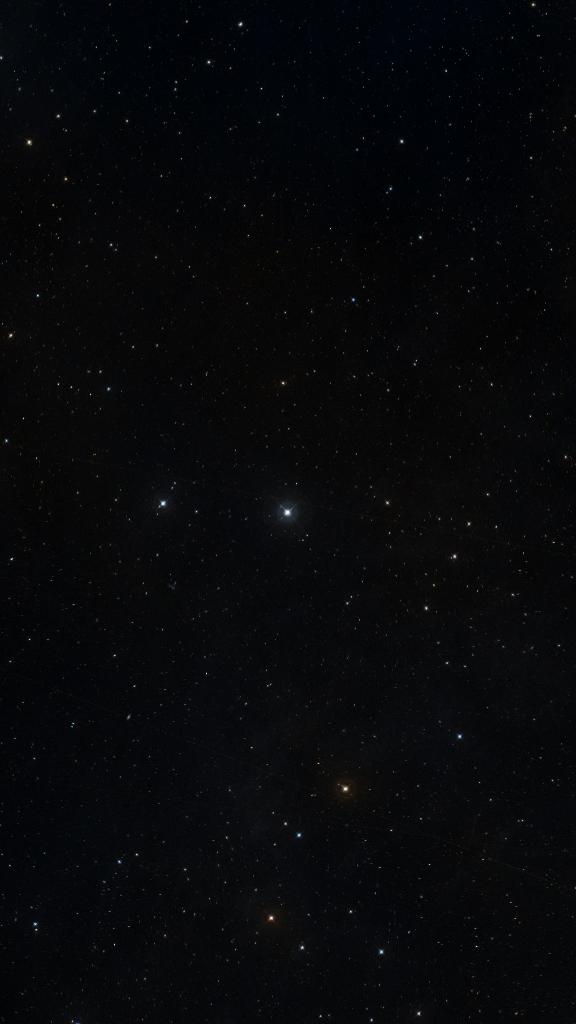 Le ciel autour de Polaris Australis, cadré au champ de Seestar S30 Pro
