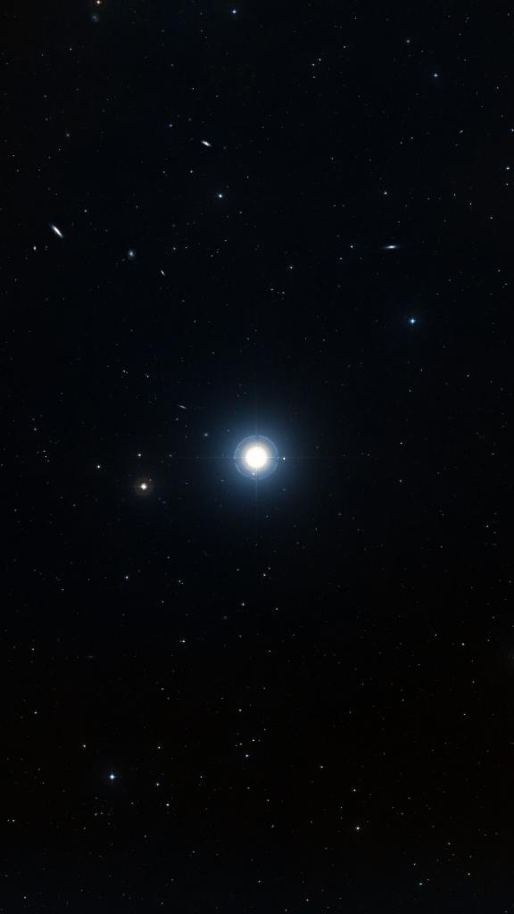 Le ciel autour de Porrima, cadré au champ de Seestar S30 Pro