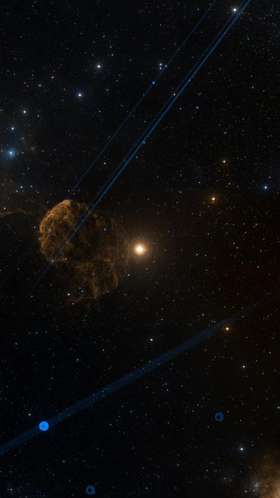 Le ciel autour de Propus, cadré au champ de Seestar S30 Pro