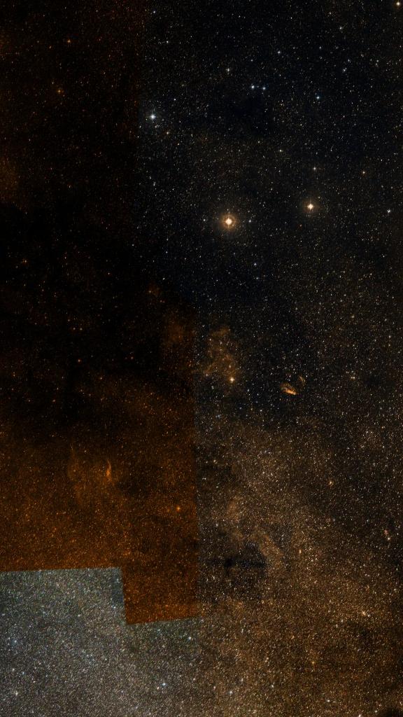 Le ciel autour de RCW 106, cadré au champ de Seestar S30 Pro