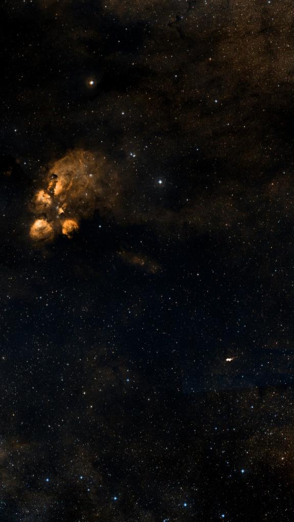 Le ciel autour de RCW 126, cadré au champ de Seestar S30 Pro