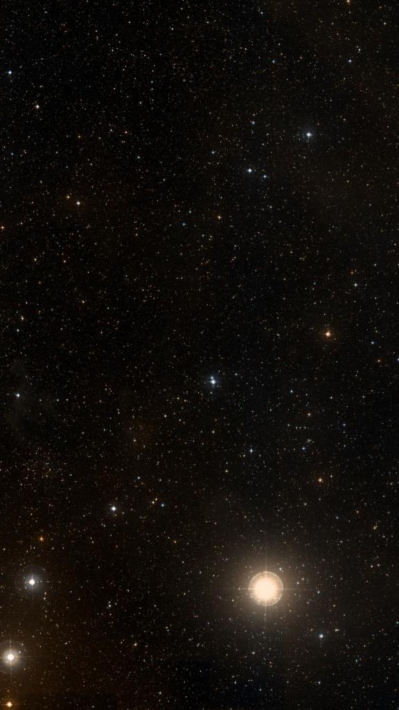 Le ciel autour de RCW 15, cadré au champ de Seestar S30 Pro