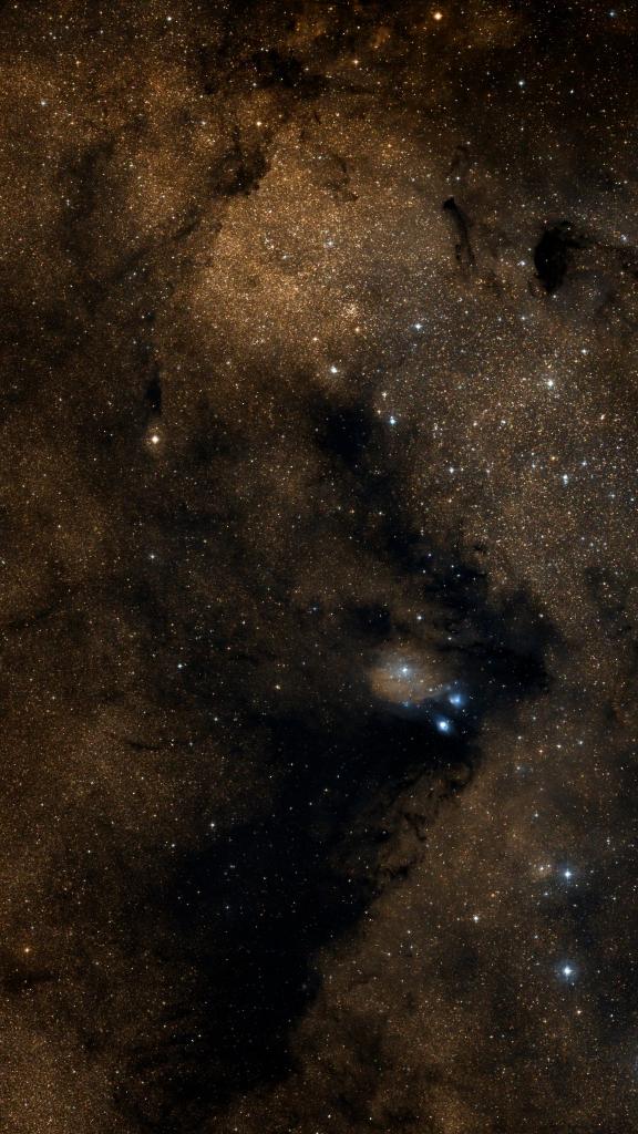 Le ciel autour de RCW 153, cadré au champ de Seestar S30 Pro