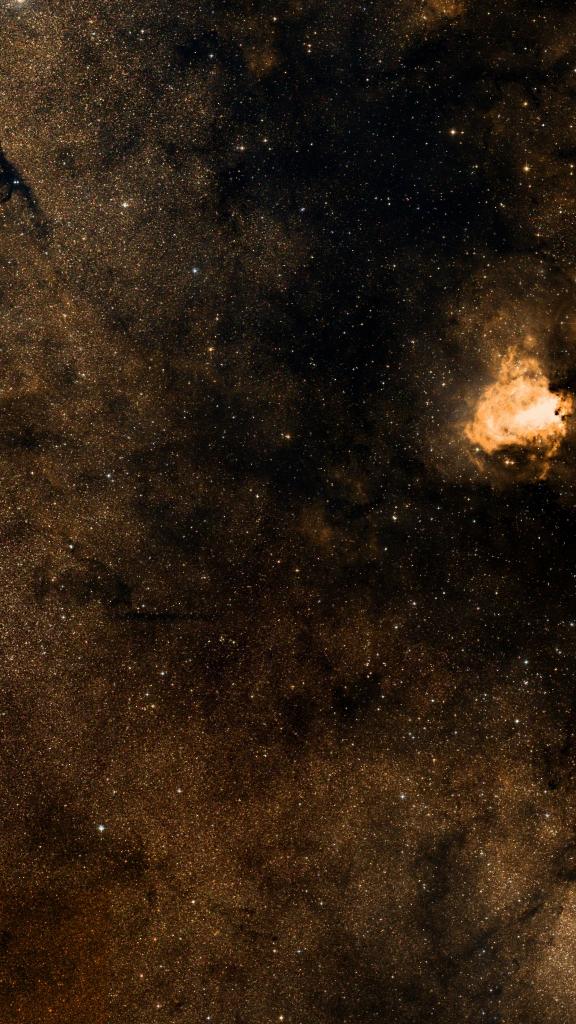 Le ciel autour de RCW 159, cadré au champ de Seestar S30 Pro