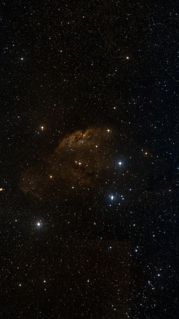 Le ciel autour de RCW 19, cadré au champ de Seestar S30 Pro