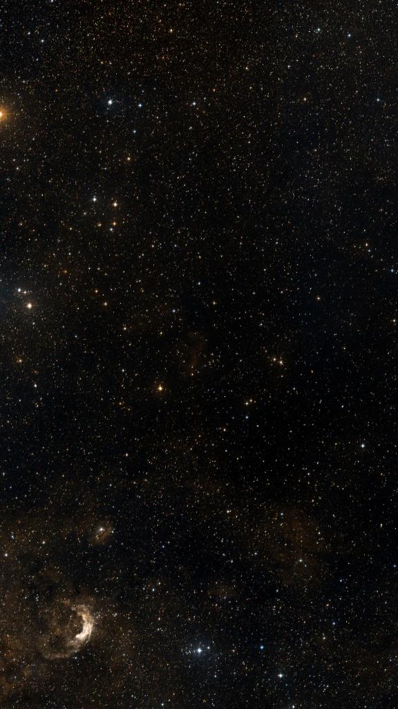 Le ciel autour de RCW 45, cadré au champ de Seestar S30 Pro