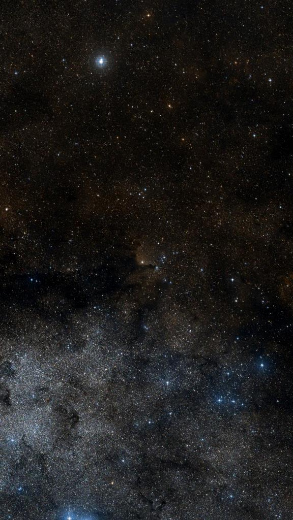 Le ciel autour de RCW 75, cadré au champ de Seestar S30 Pro