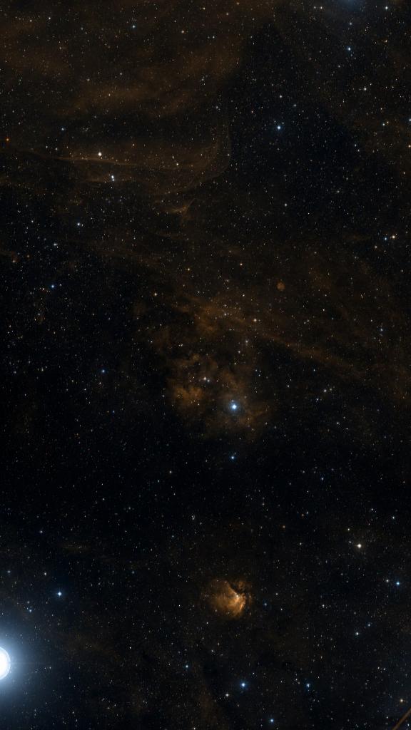 Le ciel autour de Sh2-115, cadré au champ de Seestar S30 Pro