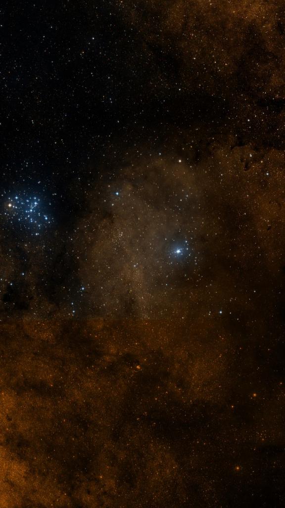 Le ciel autour de Sh2-12, cadré au champ de Seestar S30 Pro