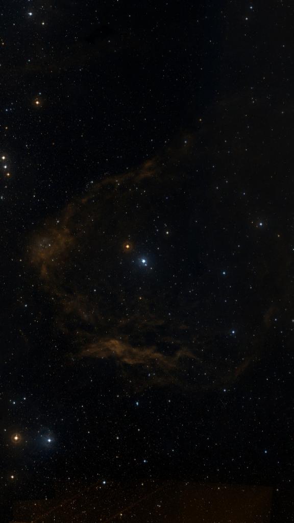 Le ciel autour de Sh2-129, cadré au champ de Seestar S30 Pro
