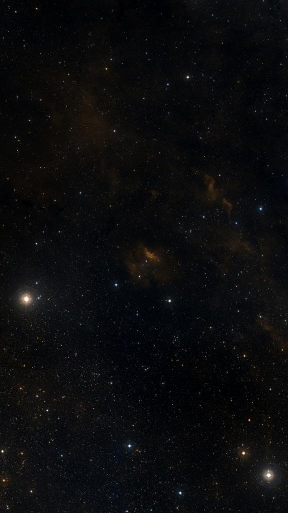 Le ciel autour de Sh2-135, cadré au champ de Seestar S30 Pro