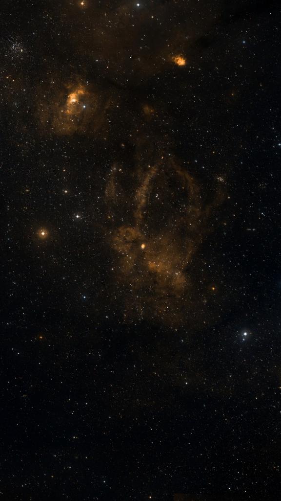 Le ciel autour de Sh2-157, cadré au champ de Seestar S30 Pro