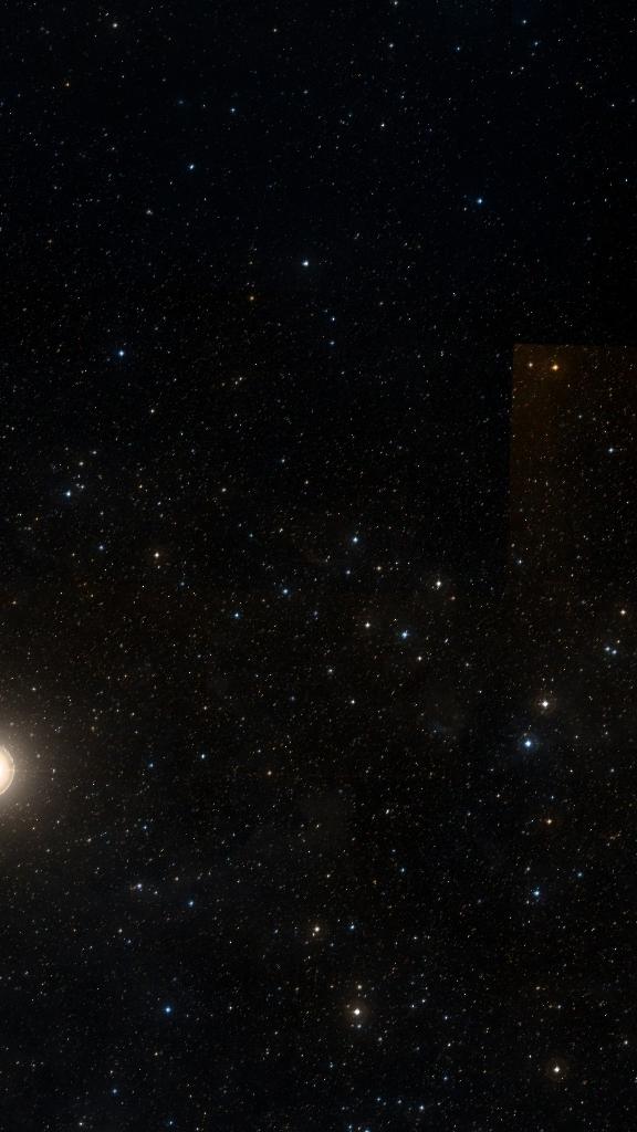 Le ciel autour de Sh2-176, cadré au champ de Seestar S30 Pro
