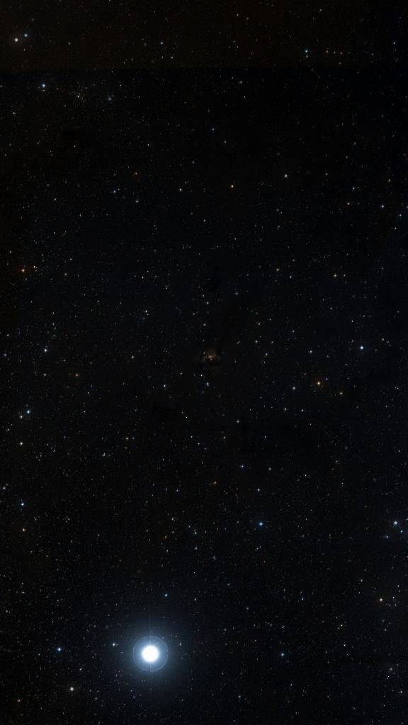 Le ciel autour de Sh2-187, cadré au champ de Seestar S30 Pro