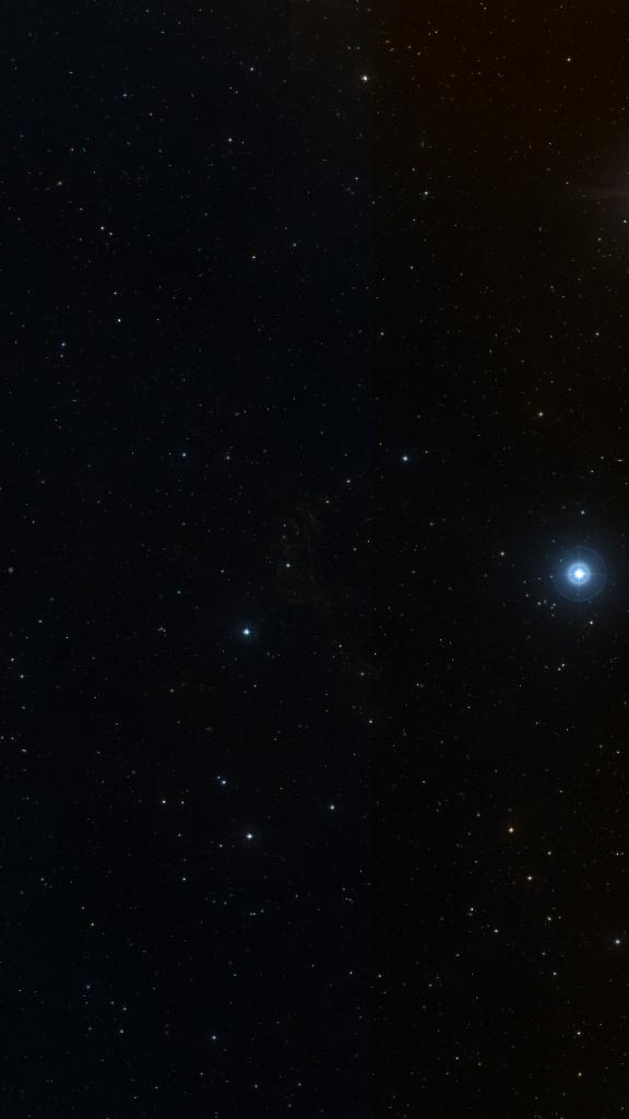 Le ciel autour de Sh2-260, cadré au champ de Seestar S30 Pro