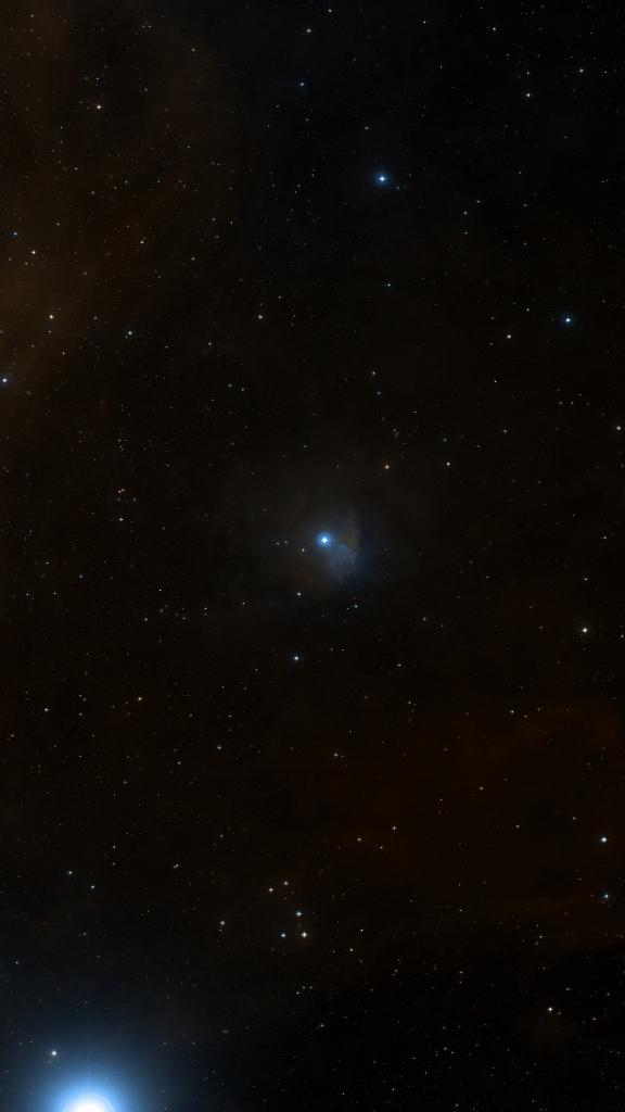Le ciel autour de Sh2-263, cadré au champ de Seestar S30 Pro